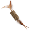 Hracka MAGIC CAT válecek morská tráva s pírky 19 cm 