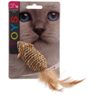 Hracka MAGIC CAT myška morská tráva s pírky 18 cm 