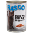 Konzerva RASCO Cat hovezí kousky ve štáve 415g