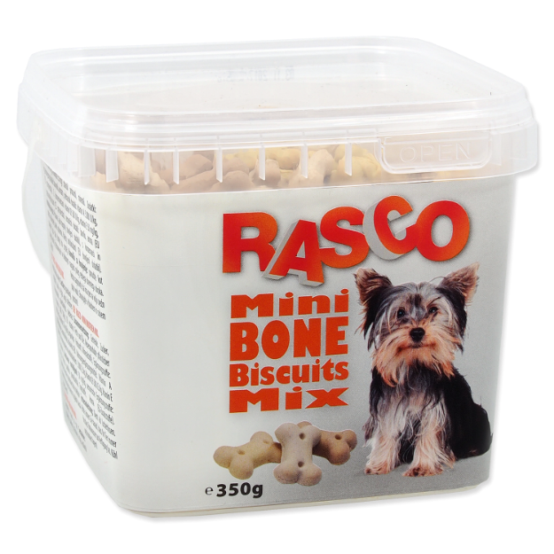 Sušenky RASCO Dog mikro kosti mix 350g