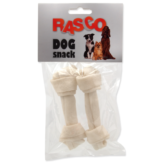 Uzle RASCO Dog buvolí bílé 11 cm 2ks