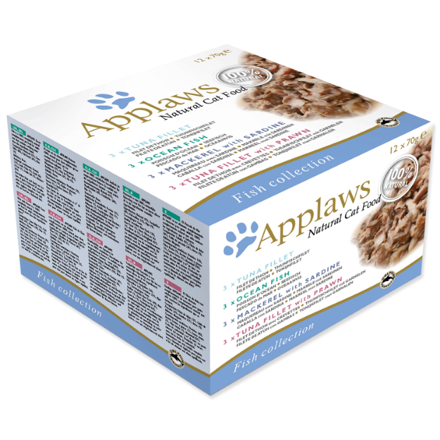 Konzervy APPLAWS Cat Fish Selection multipack 840g