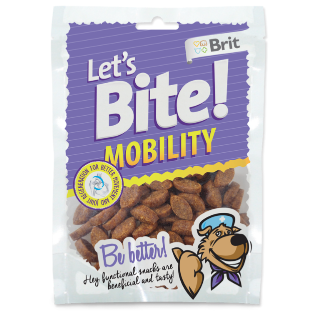 Snack BRIT Dog Let’s Bite Mobility 150g
