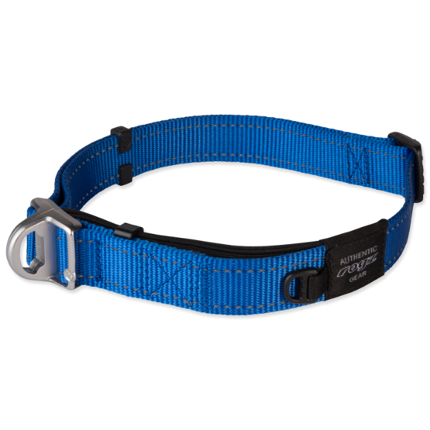Obojek ROGZ Safety Collar modrý XL 