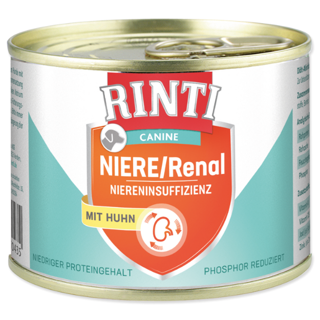 Konzerva RINTI Canine Niere / Renal kure 185g