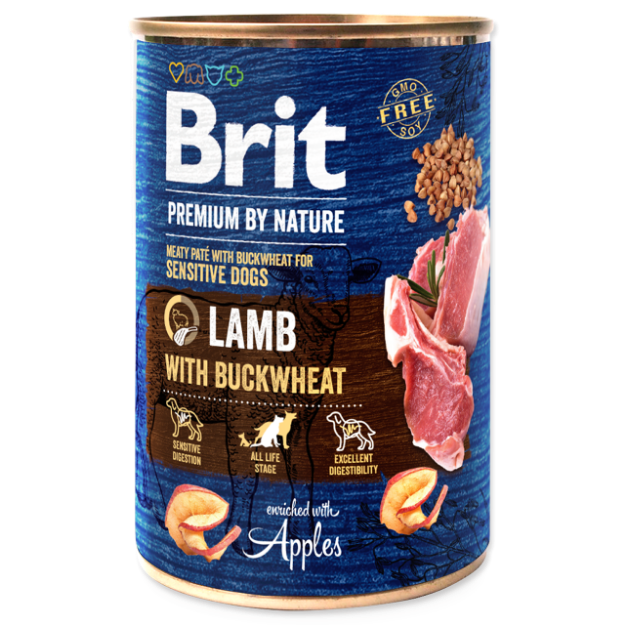 BRIT Premium by Nature Lamb with Buckwheat 400g