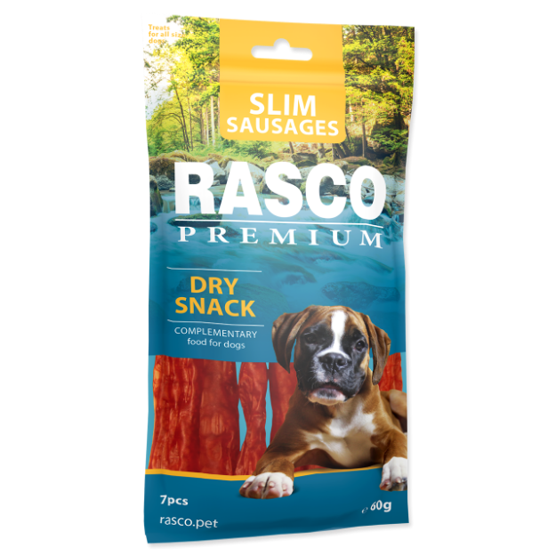 Pochoutka RASCO Premium Slim sausage 60g