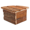 Domek SMALL ANIMALS rohový drevený s kurou 16 x 16 x 11 cm 