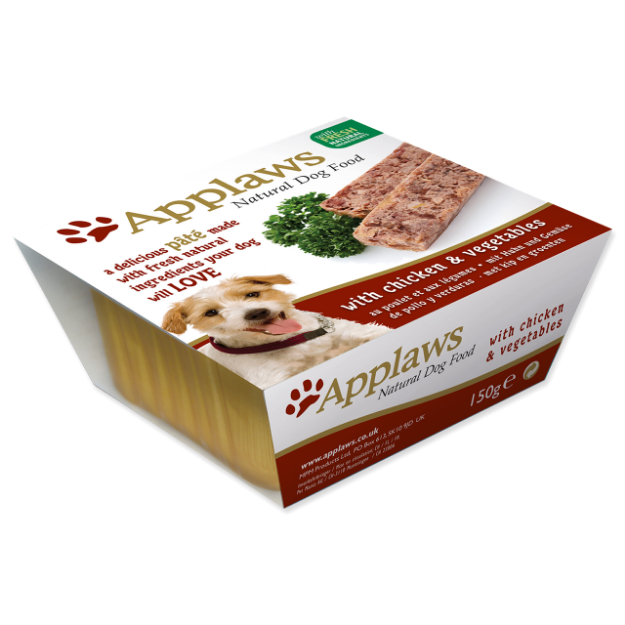 Paštika APPLAWS Dog Pate with Chicken & Vegetables 150g