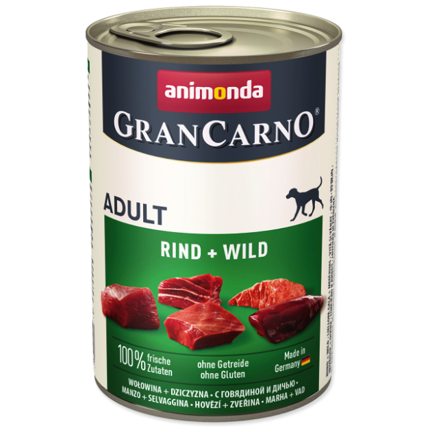 Konzerva ANIMONDA Gran Carno hovezí + zverina 400g