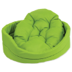 Pelíšek DOG FANTASY ovál s polštárem zelený 60 cm 