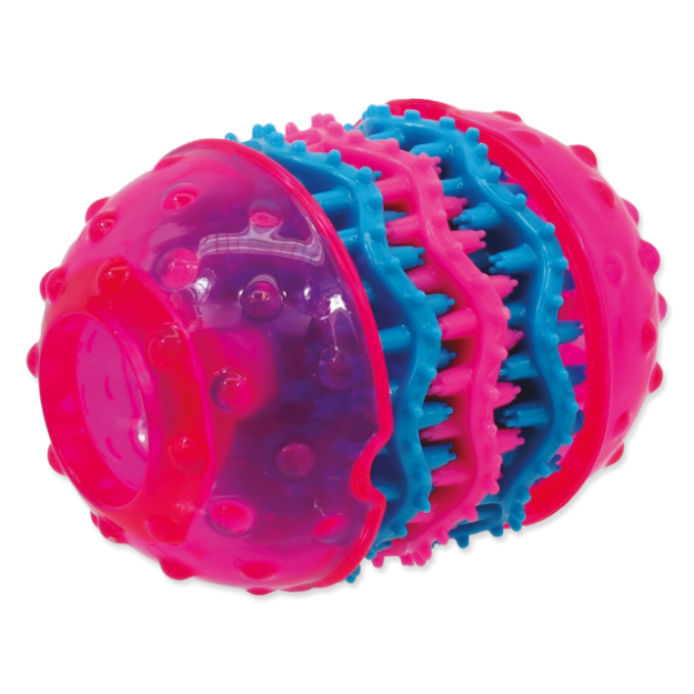 Hracka DOG FANTASY TPR Dental ružová 10,8 cm 
