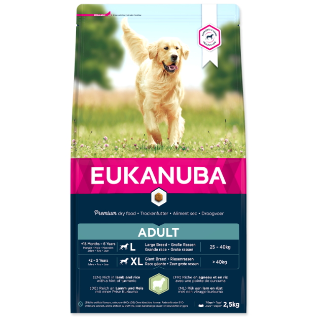 Picture of EUKANUBA Adult Large Breed Lamb & Rice - 2,5kg